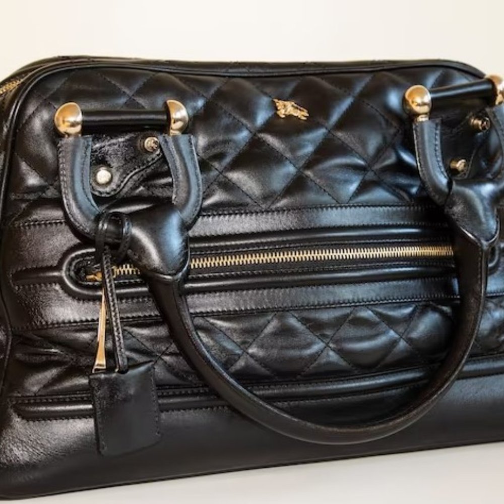 Authentic Burberry Prorsum Brit Large Quilted Tote